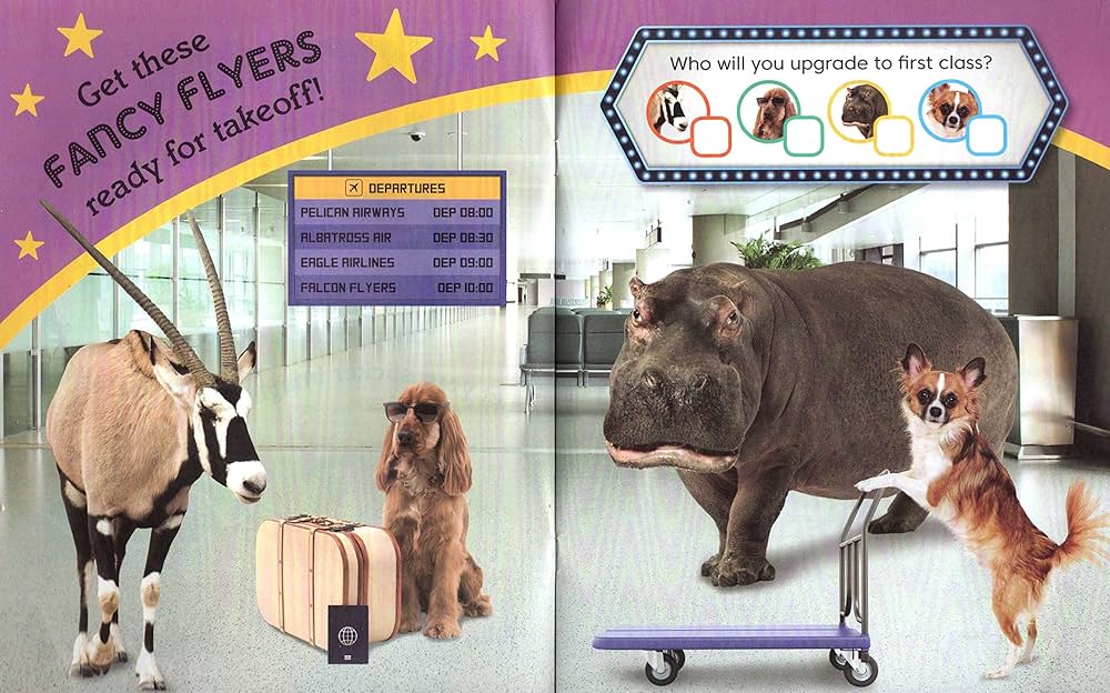 ANIMAL VACATION ステッカーブック Amazon.co.jp: ステッカーアクティビティブック - 動物